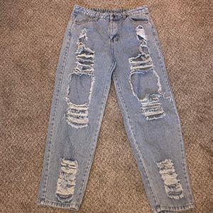 shein women’s ripped jeans